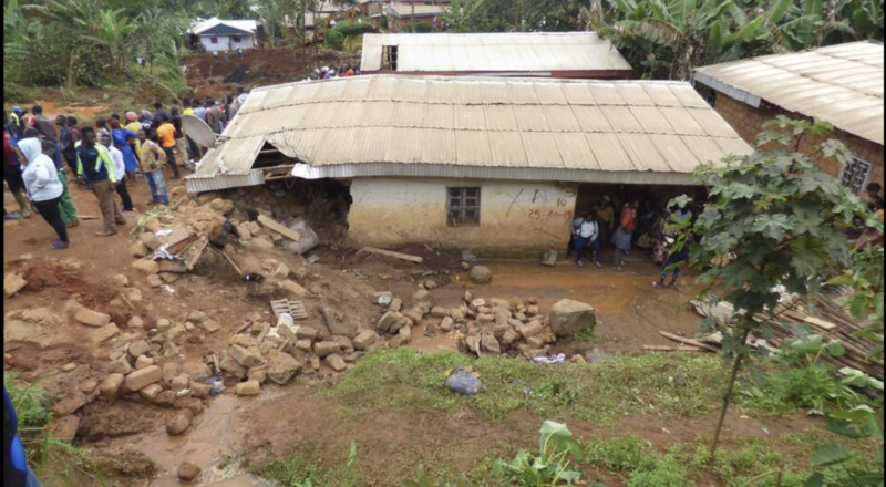 Καταρρακτώδεις βροχές «χτυπούν» το Καμερούν